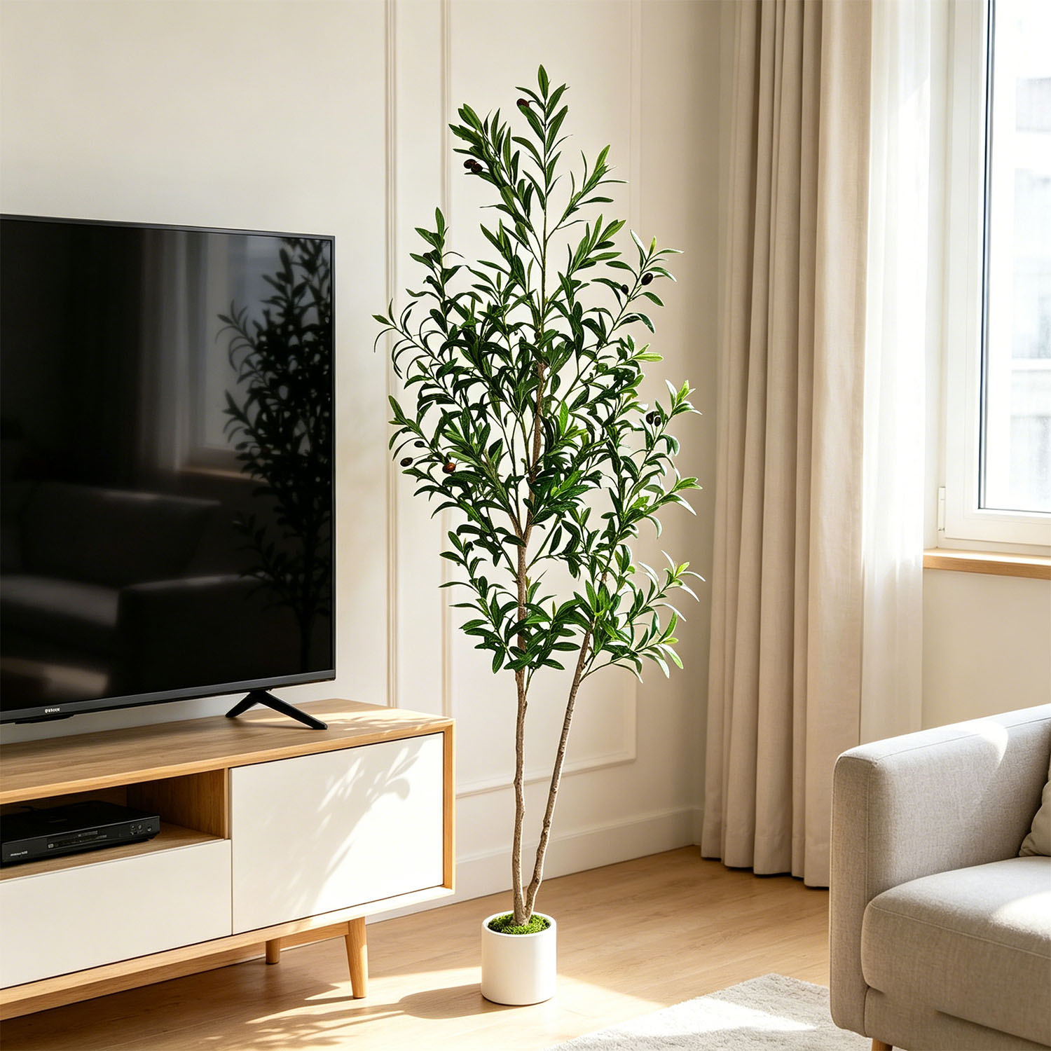 145Cm-175Cm/5.7Ft Artificial O - Dracaena Marginata ulasan dan harga