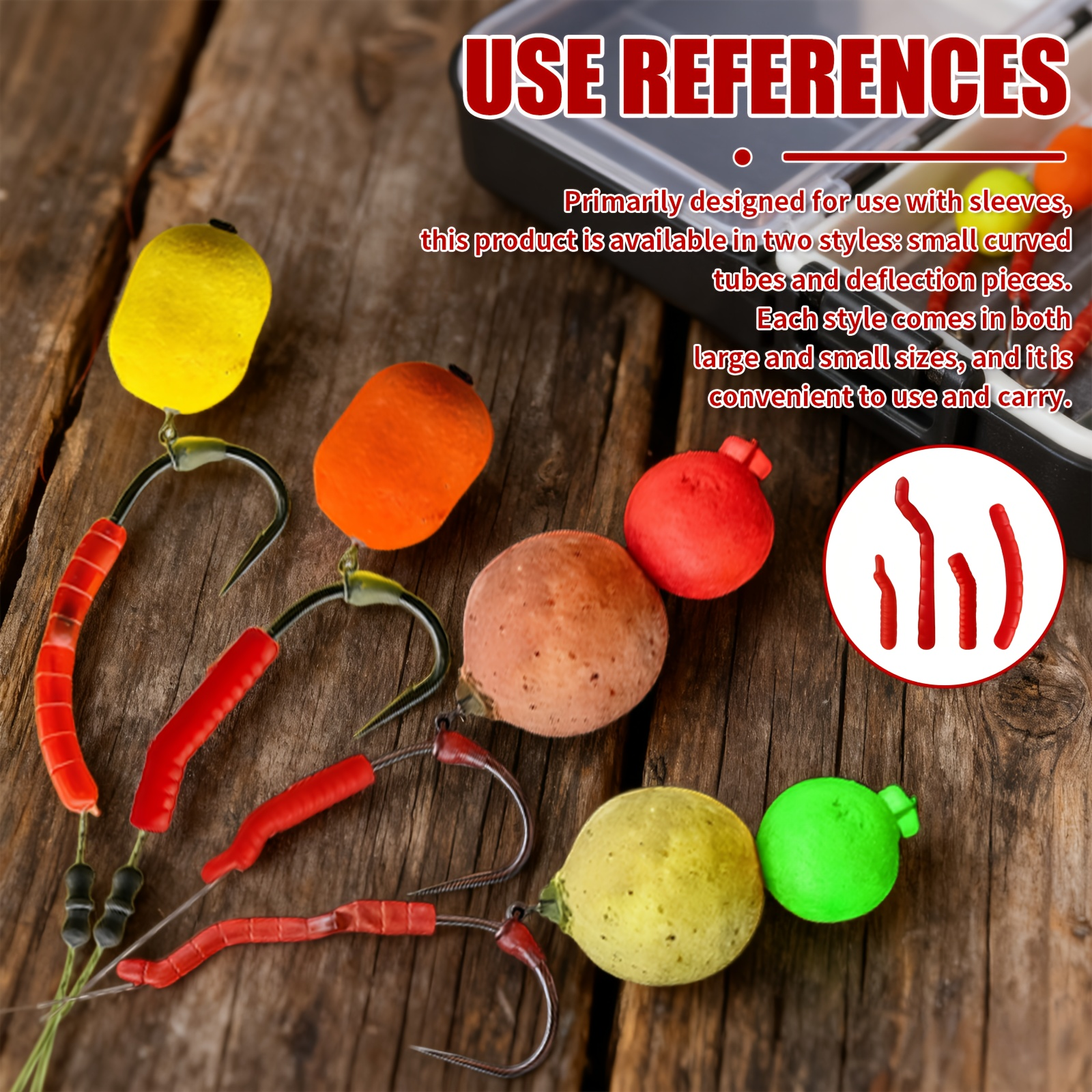 Red Artificial Bloodworm Hook  - Aglaonema Red ulasan dan harga