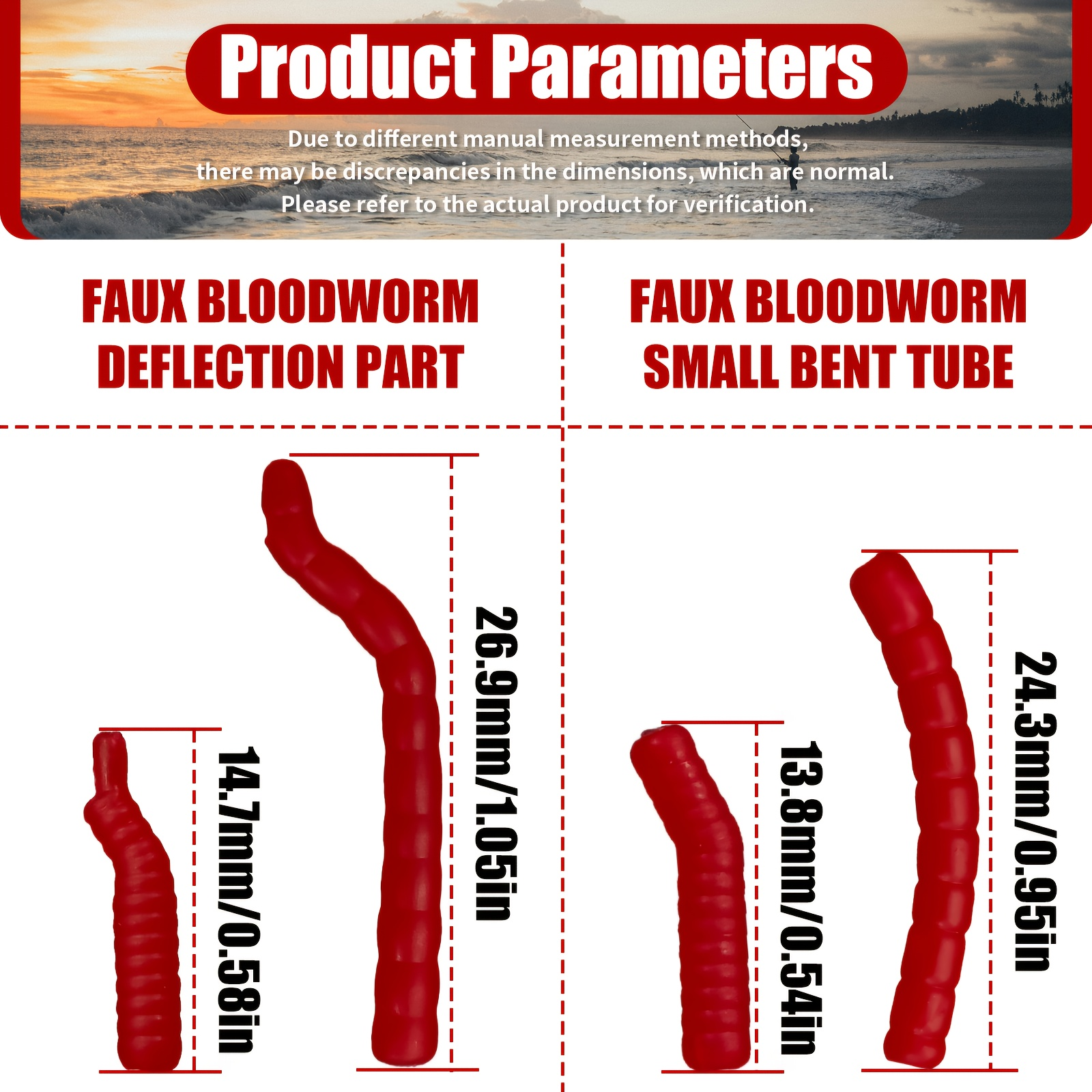 Red Artificial Bloodworm Hook  - Aglaonema Red ulasan dan harga