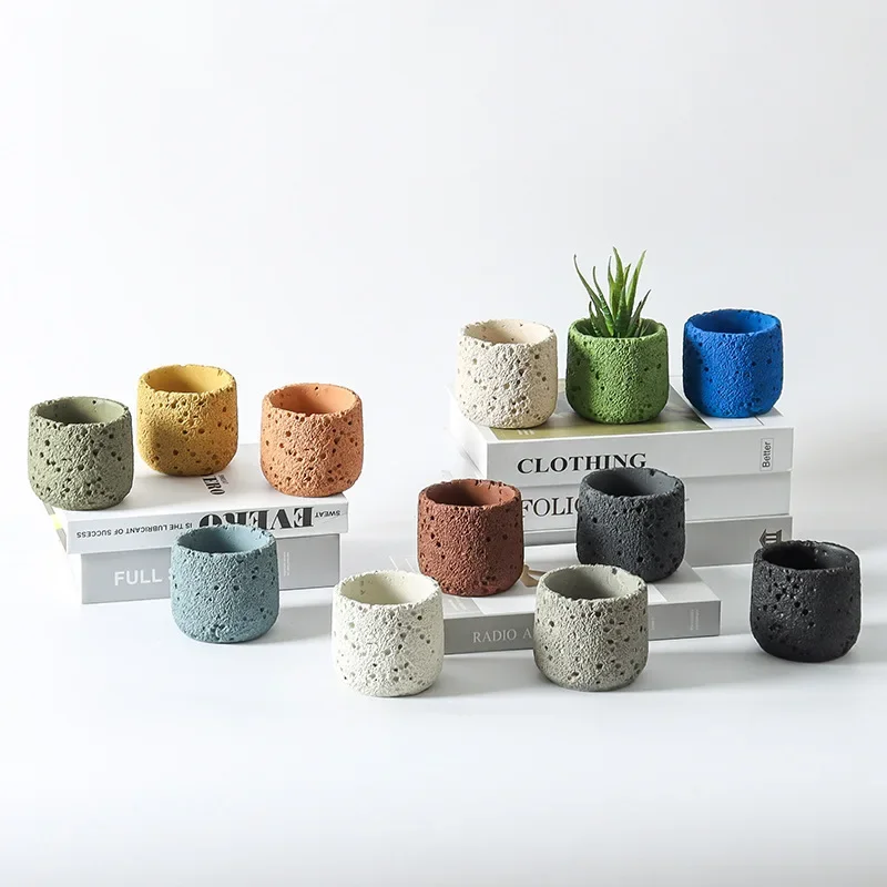 Nordic cement flowerpot simple - Echeveria Succulent ulasan dan harga