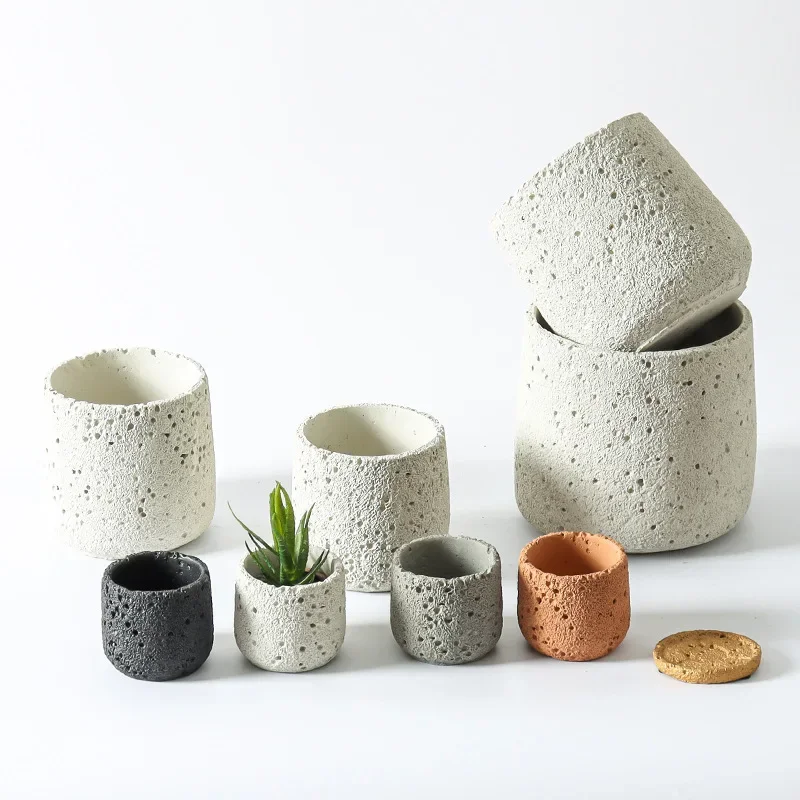 Nordic cement flowerpot simple - Echeveria Succulent ulasan dan harga