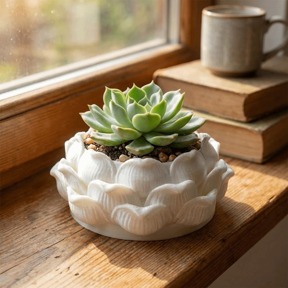 Lotus Shaped Succulent Plant P - Echeveria Succulent ulasan dan harga