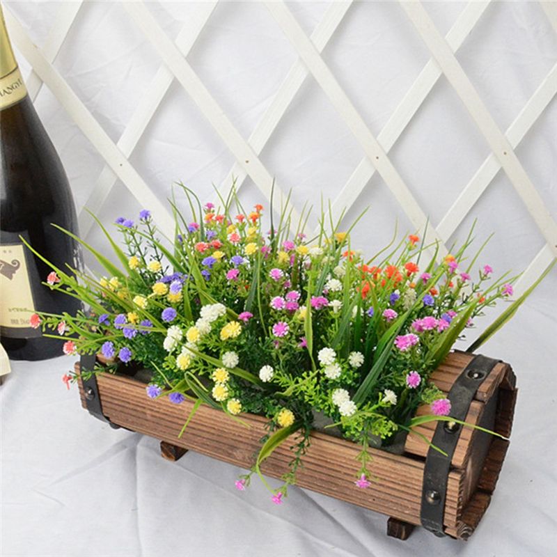 ABRE-Wood Flower Pots Wedding  - Aloe Vera Pot ulasan dan harga