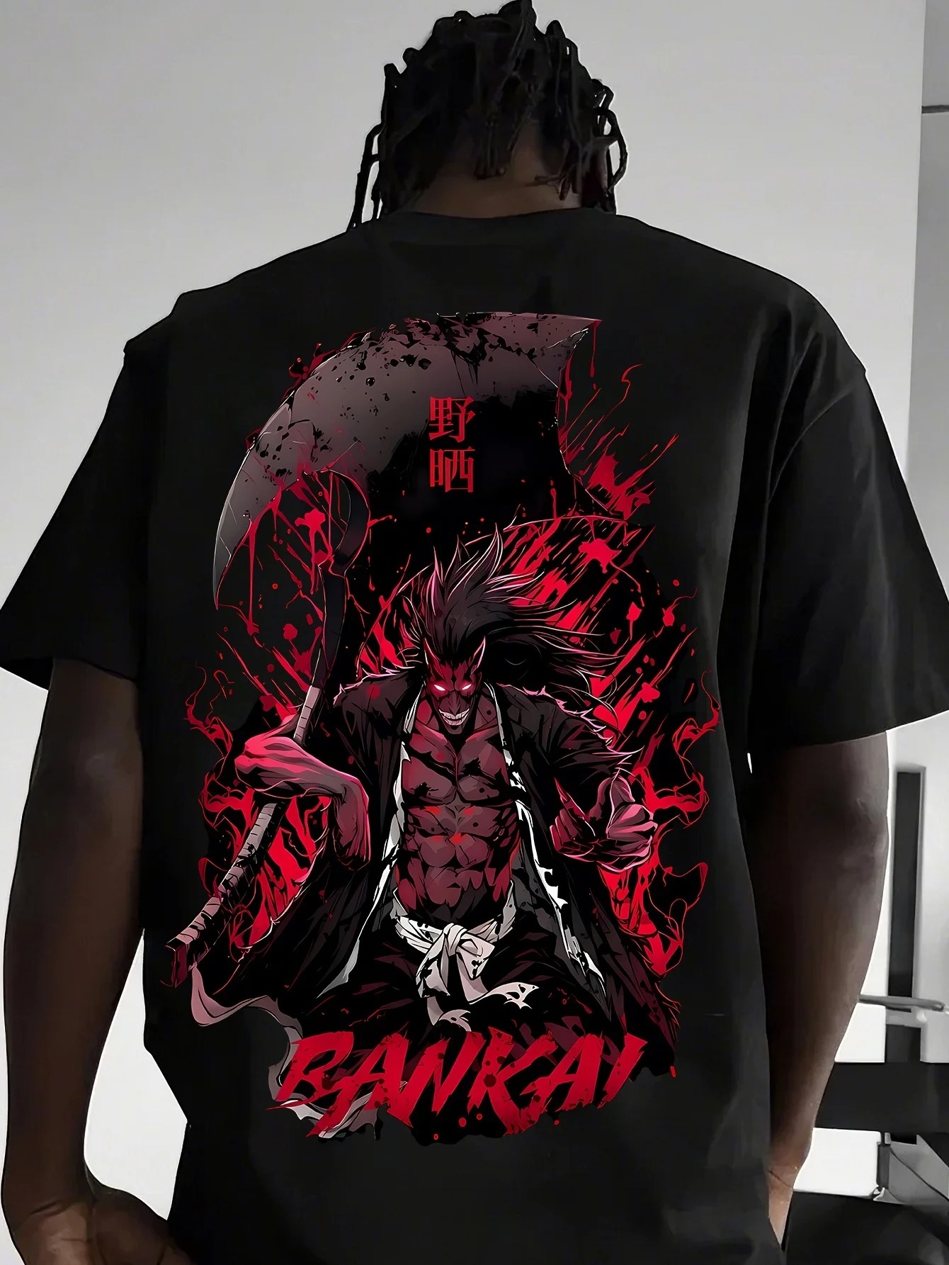 2026 BLEACH Kenpachi T-shirt A - Aglaonema Red ulasan dan harga