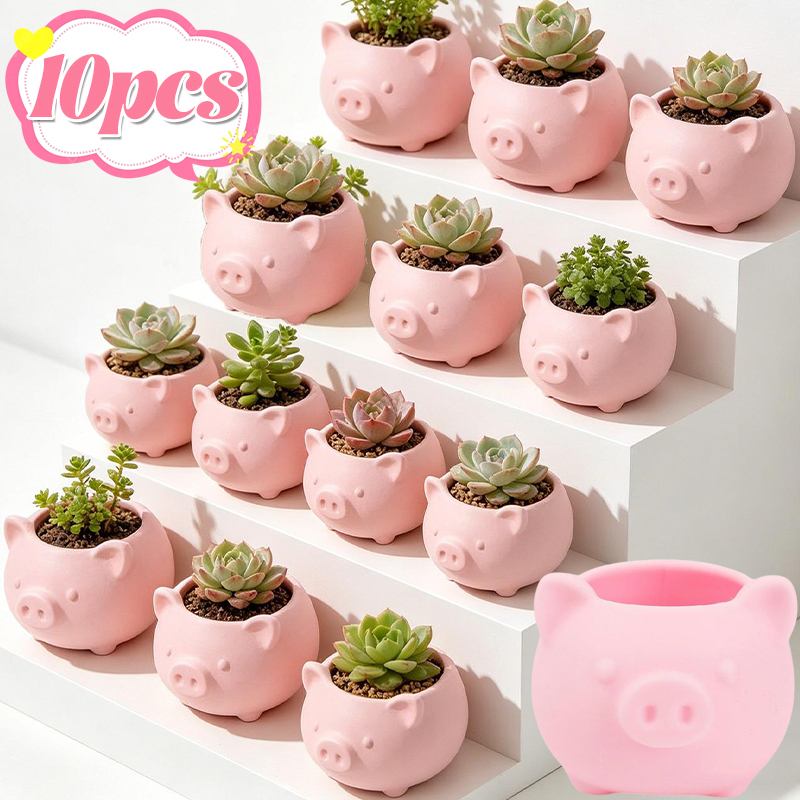 10/1pcs 3D Printed Creative Pi - Echeveria Succulent ulasan dan harga