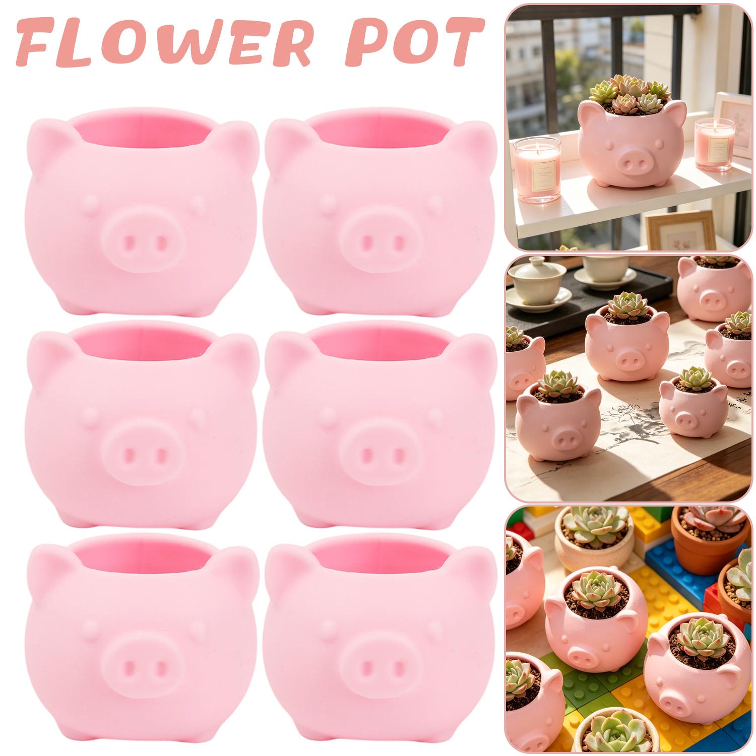 10/1pcs 3D Printed Creative Pi - Echeveria Succulent ulasan dan harga