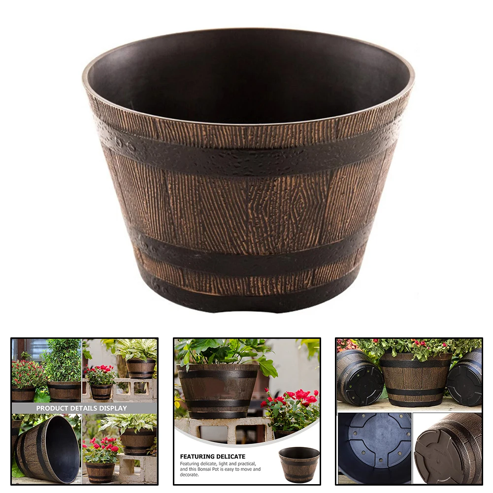 Rustic Whiskey Bucket Resin Po - Aloe Vera Pot ulasan dan harga