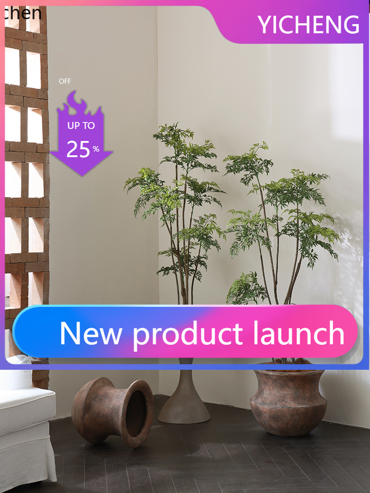 LYY  Floor Vase Green Plant Ar - Ficus Lyrata Tree ulasan dan harga