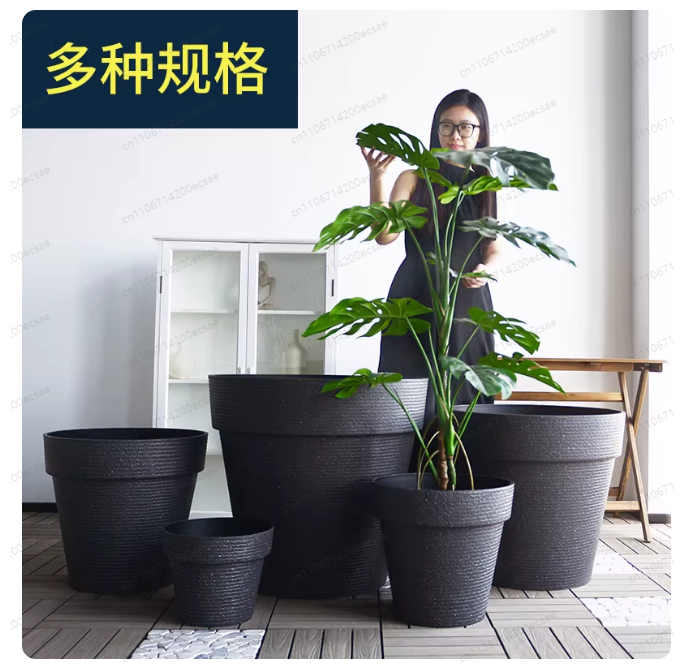 （just One）40x37cm Faux Ceramic - Aloe Vera Pot ulasan dan harga