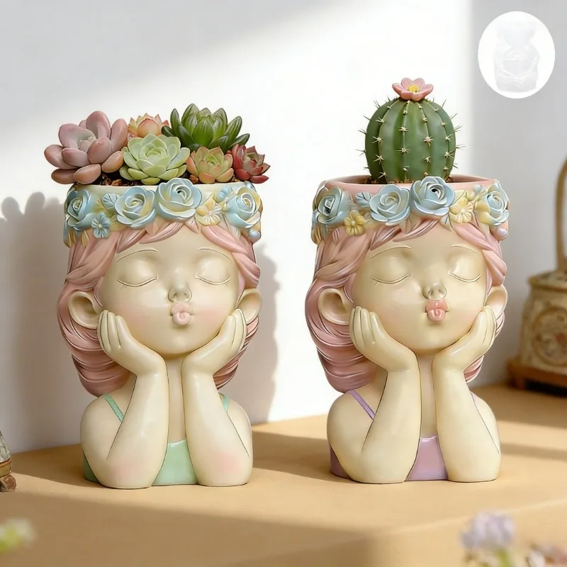 Pouting Girl With Flower Crown - Echeveria Succulent ulasan dan harga