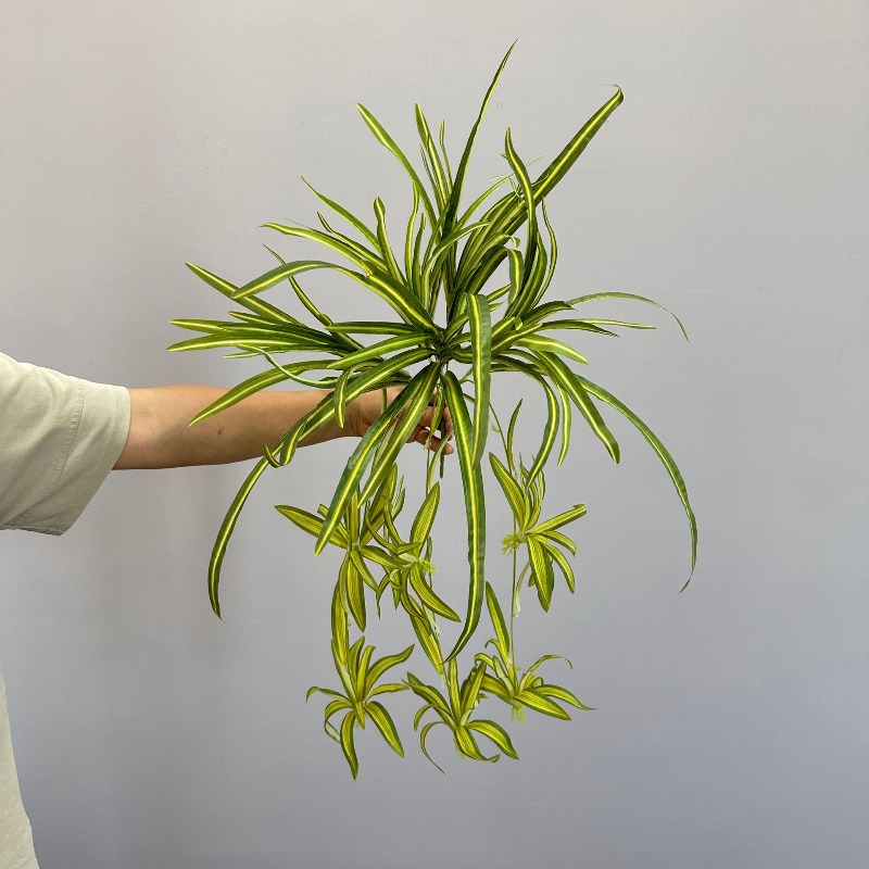 Artificial Spider Plant Chloro - Spider Plant Hanging ulasan dan harga