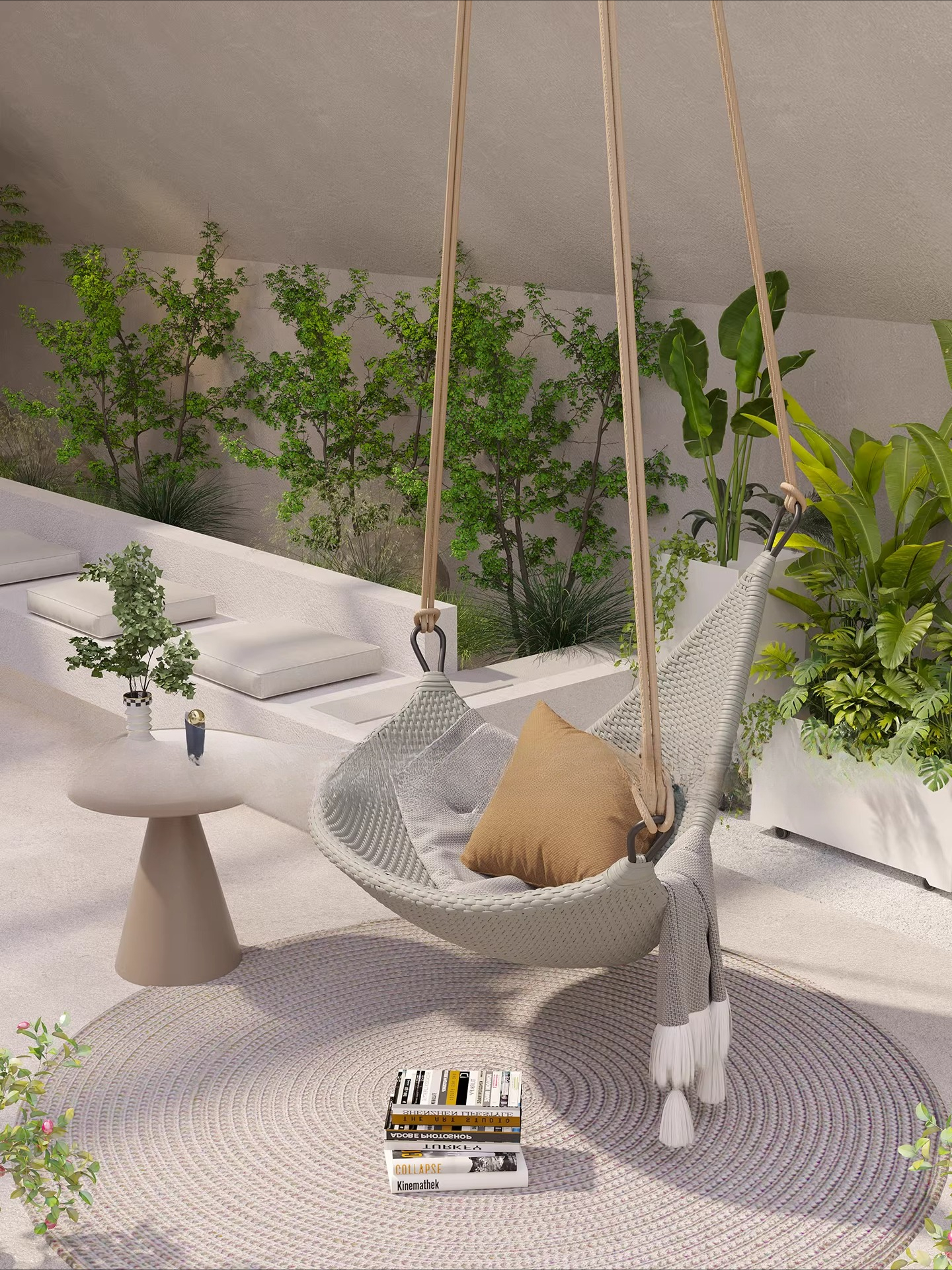 hanging chair cradle hanging b - Spider Plant Hanging ulasan dan harga