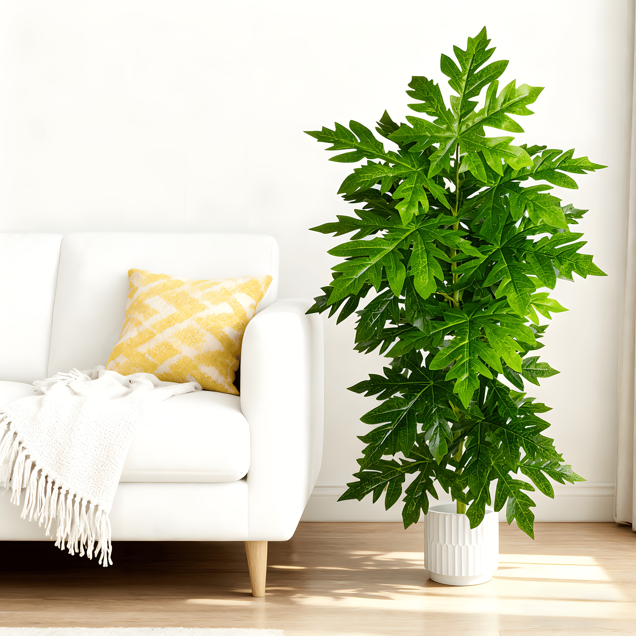 1Pcs Large Lifelike Artificial - Dracaena Marginata ulasan dan harga