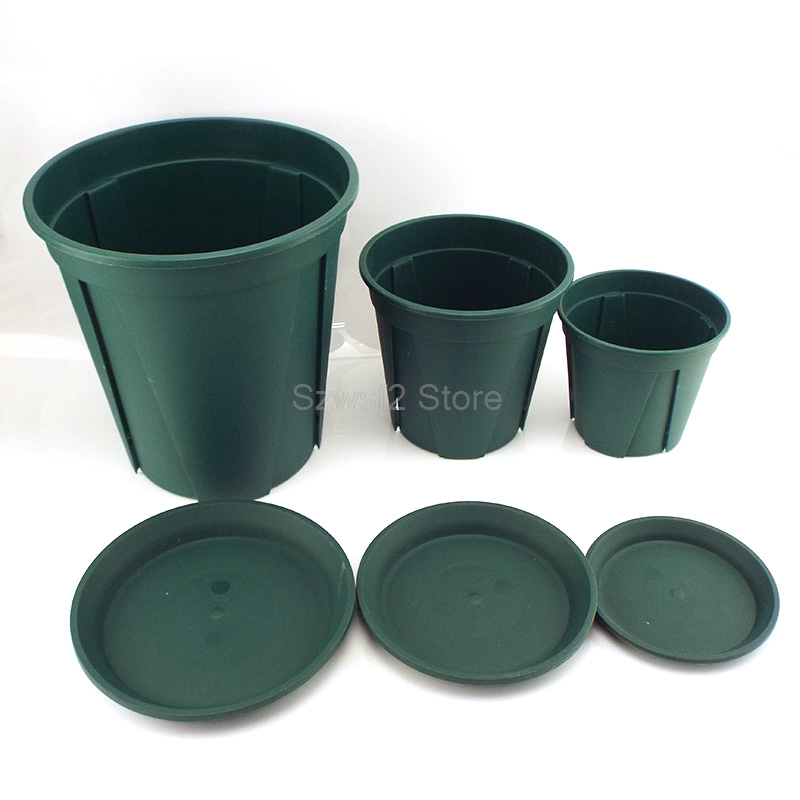 5/10pcs Green Plastic Plant Fl - Aloe Vera Pot ulasan dan harga